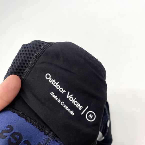 Outdoor Voices Black Polka Dot Sports Bra - Picture 3 of 3